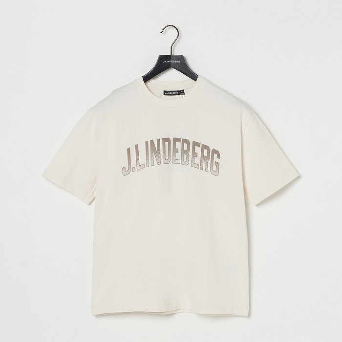 J.LINDEBERG（ジェイリンドバーグ）FASHION ロゴプリントオーガニックコットンTシャツ