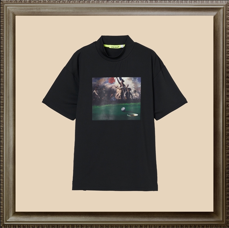 VIVA HEART ビバハート 011-24841 VIVA ”ART” 半袖 モックネック プルオーバー