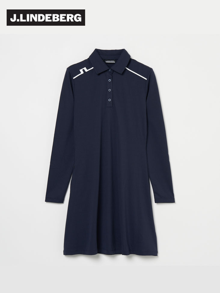 J.LINDEBERG（ジェイリンドバーグ）ブリッジ長袖ワンピース