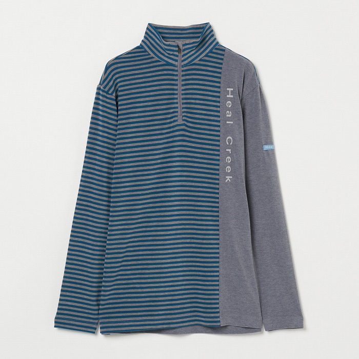 グレー×ブルー