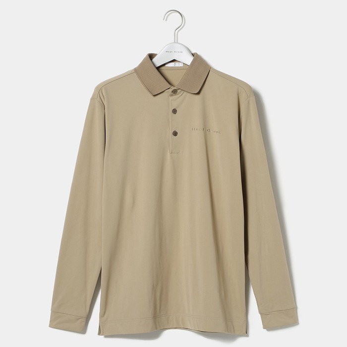 Heal Creek（ヒールクリーク）Ny brushed lining 長袖ポロシャツ