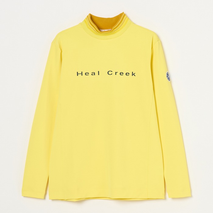 Heal Creek（ヒールクリーク）Cocotyベアスムース衿リブモックネック長袖シャツ