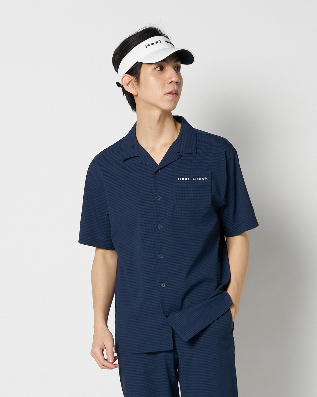 Heal Creek（ヒールクリーク）DotAir 軽量半袖フルオープンシャツ