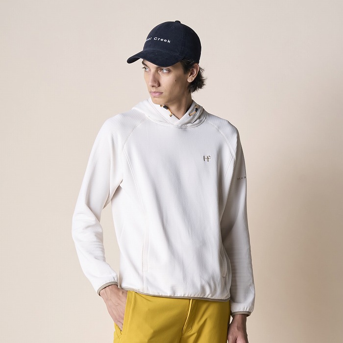 Heal Creek（ヒールクリーク）HIGH LOFT POWER GRID 長袖フーディ