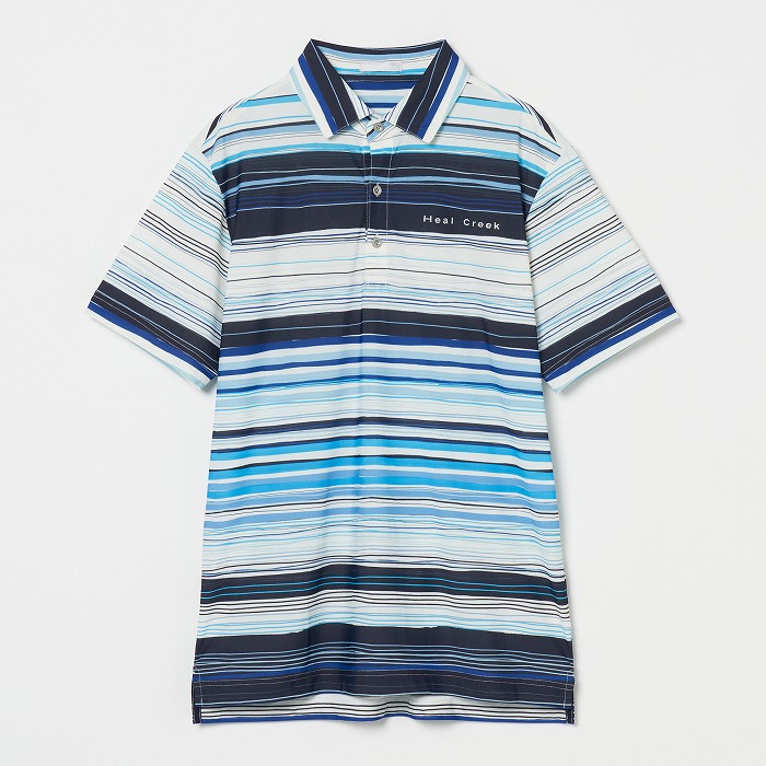 Heal Creek（ヒールクリーク）コンチェロマルチボーダー半袖シャツ