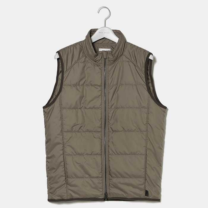 Heal Creek（ヒールクリーク）マイクロタフタ中綿キルトベスト