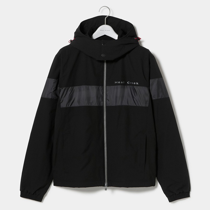 Heal Creek（ヒールクリーク）ストレッチ中綿入りフーデットブルゾン