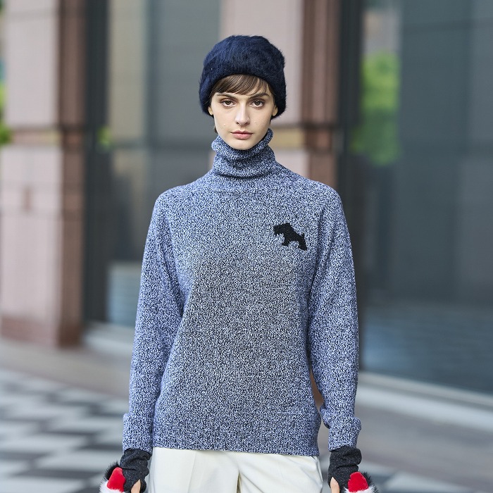 Heal Creek（ヒールクリーク）メランジヤーンヘンリーニット