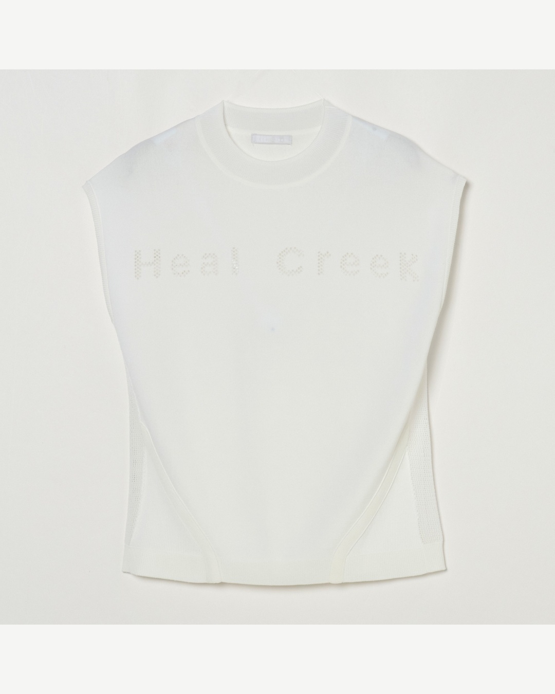 Heal Creek(ヒールクリーク)レーシーヘンリーネックニットベスト