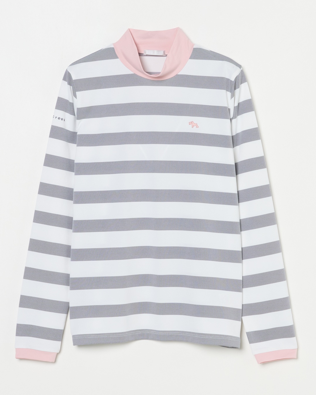 Heal Creek（ヒールクリーク）ベアボーダー長袖モックネックシャツ