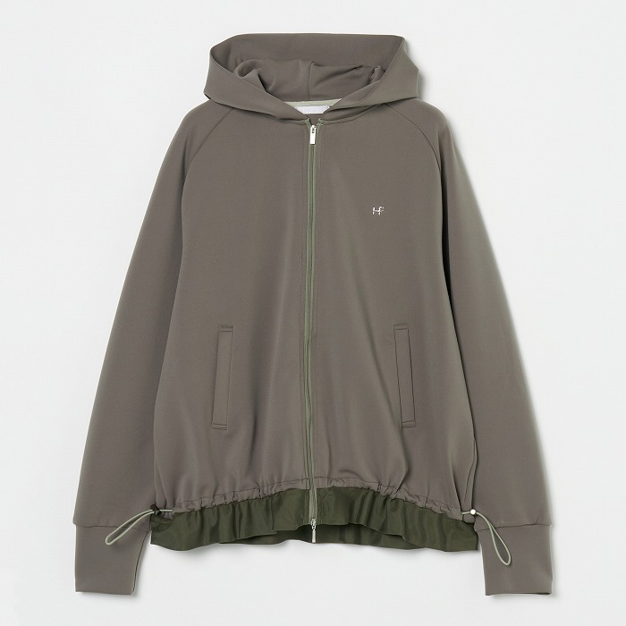 Heal Creek（ヒールクリーク）裾切替フルジップパーカー