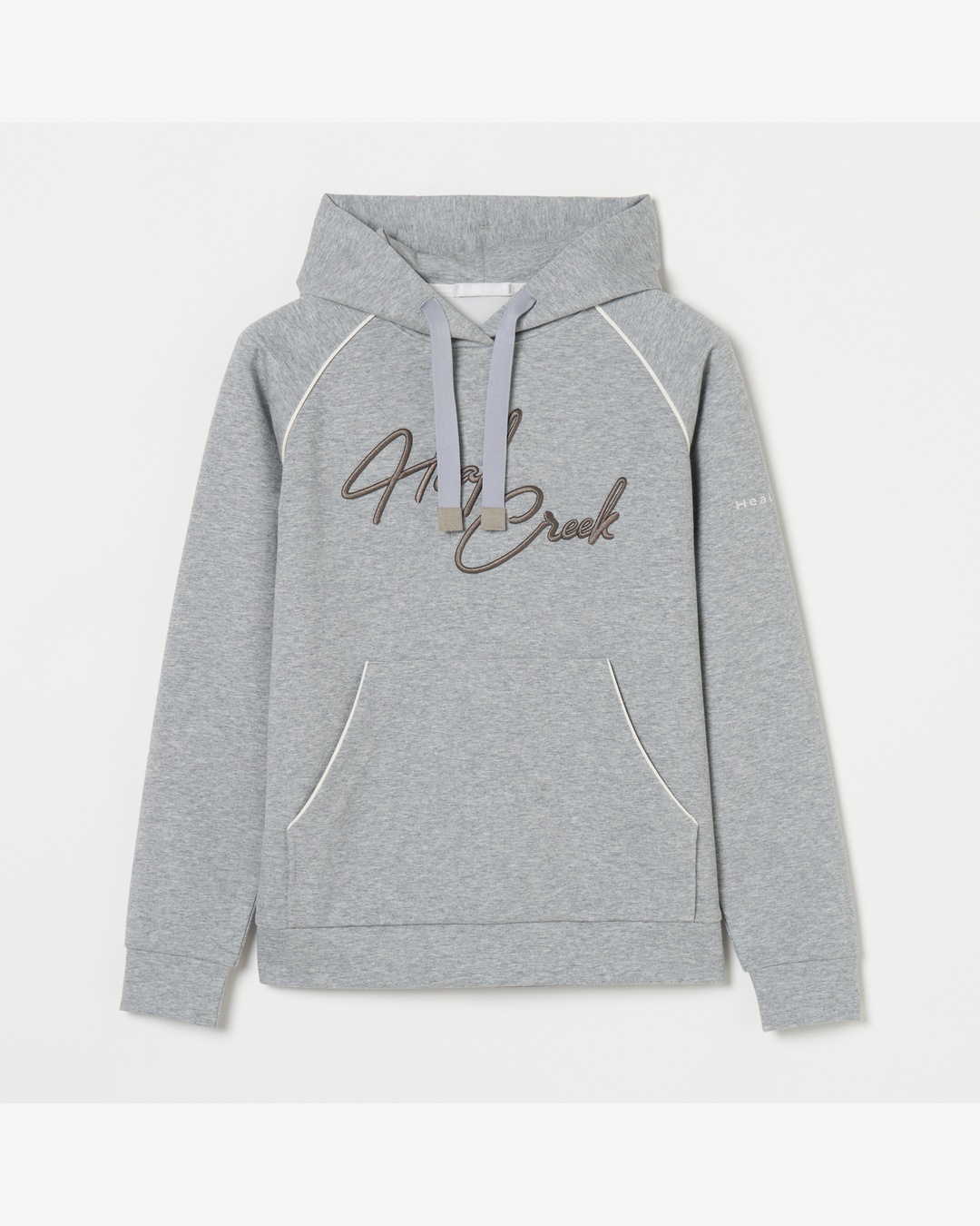 Heal Creek（ヒールクリーク）ロゴ刺繍バイカラーフーディ