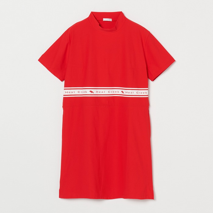 Heal Creek（ヒールクリーク）モックネックジャージィワンピース