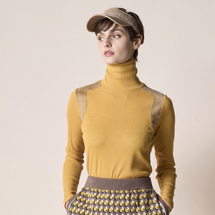 Heal Creek（ヒールクリーク）アルガンヴェールリブ長袖ハイネックシャツ