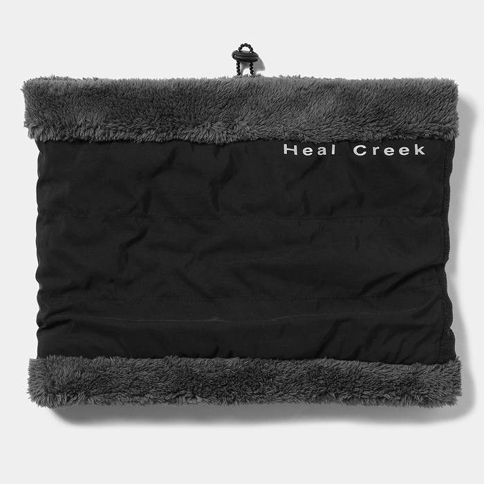 Heal Creek（ヒールクリーク）メンズ メランジフリースネックウォーマーリバーシブル