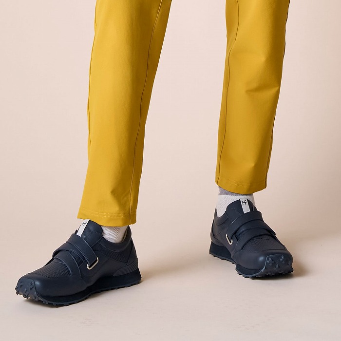 Heal Creek（ヒールクリーク）メンズ スクエアベルクロビブラムソールシューズ