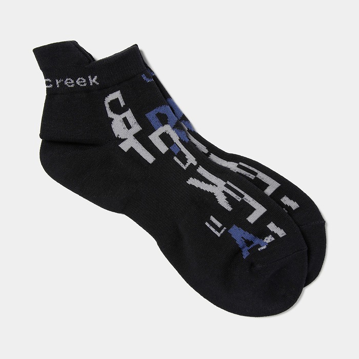 Heal Creek（ヒールクリーク）グラフィックロゴJQ スニーカーソックス