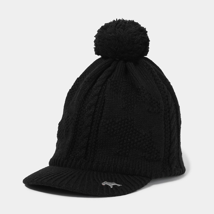 Heal Creek（ヒールクリーク）レディース ヘンリー君×ケーブル付きニットキャップ