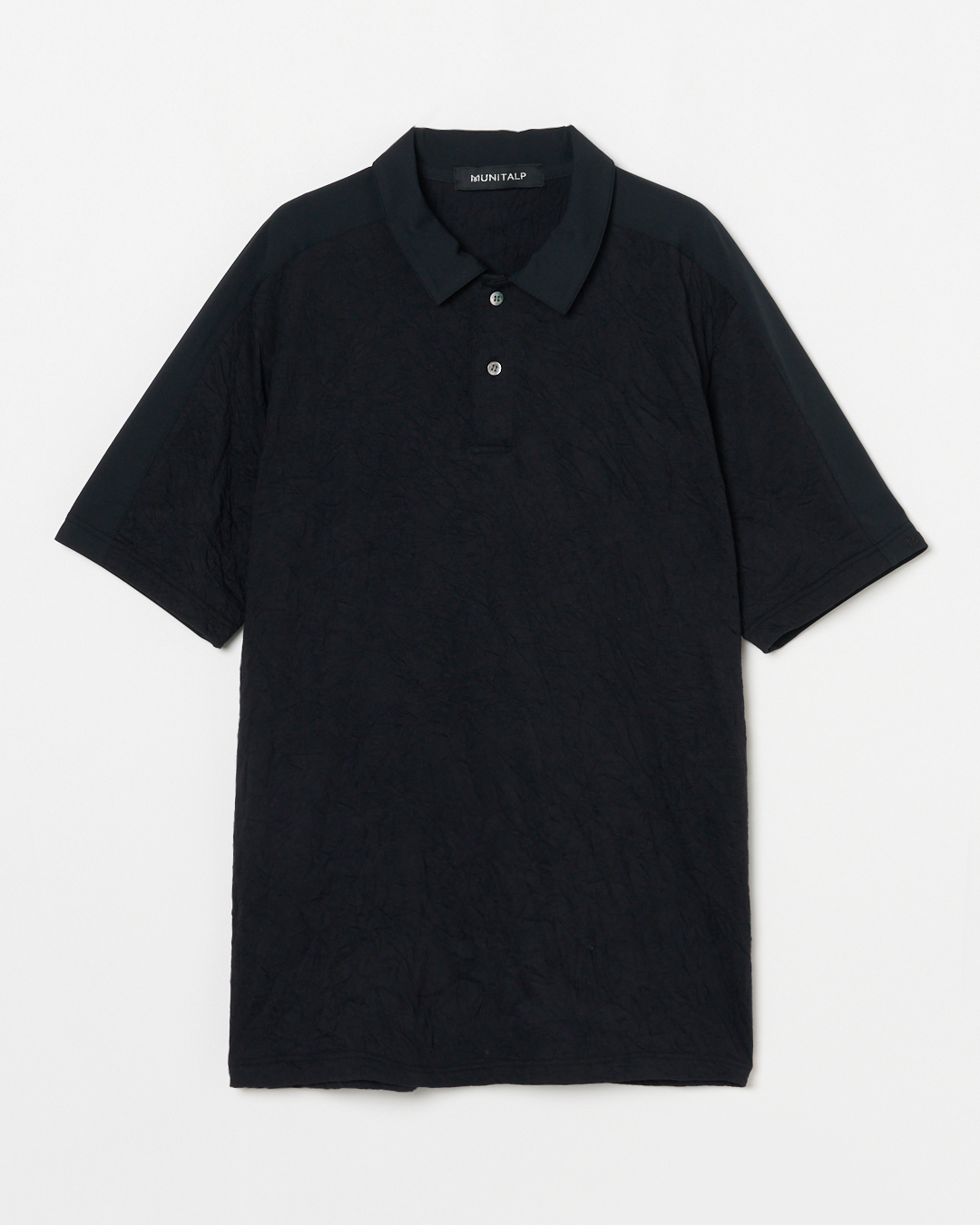 MUNITALP（ムニタルプ）TC天竺キャッチワッシャー トモエリ 半袖ポロシャツ