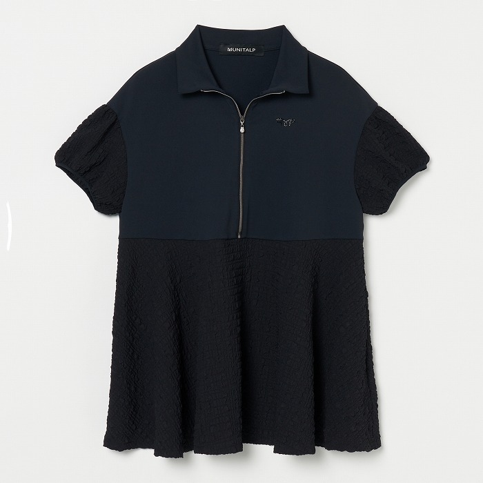 MUNITALP（ムニタルプ） Ecoblueベアスムース×3Dチェックシャツ