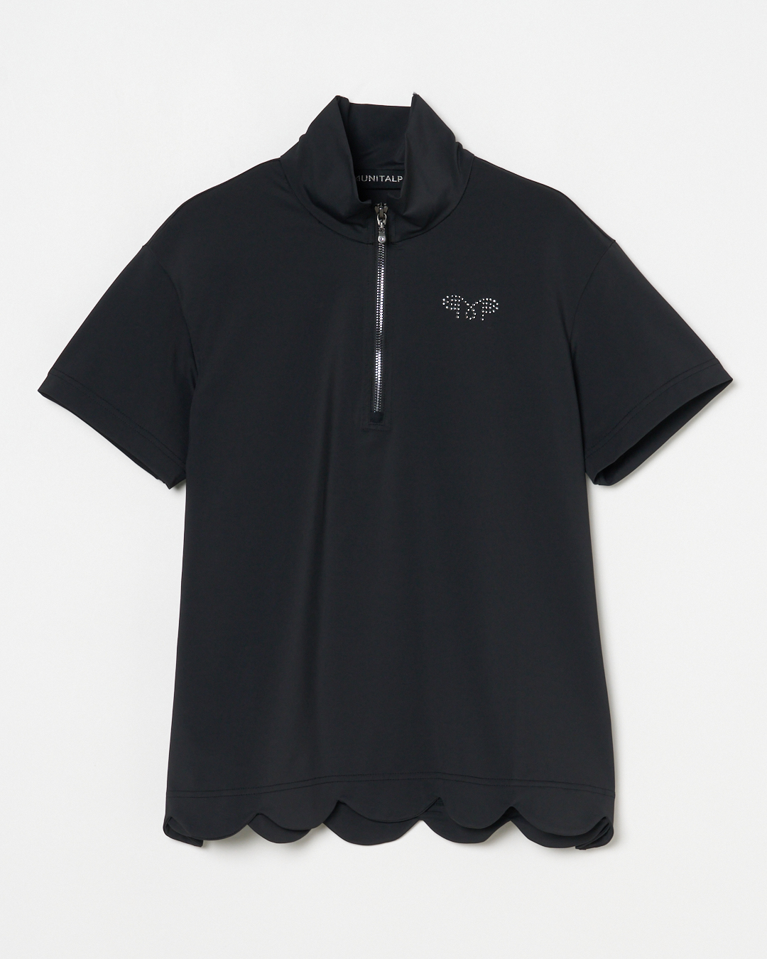 MUNITALP（ムニタルプ）Trubeaute ベア天竺 スカラップ裾 半袖シャツ