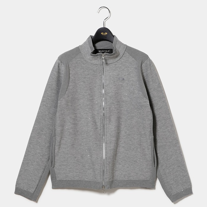 MUNITALP（ムニタルプ）12G PHANTASOSフルジップ ニットカーディガン
