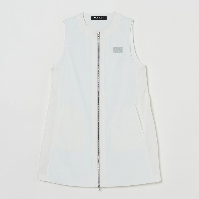 MUNITALP（ムニタルプ）Trubeauteドットメッシュ ジャンパースカート