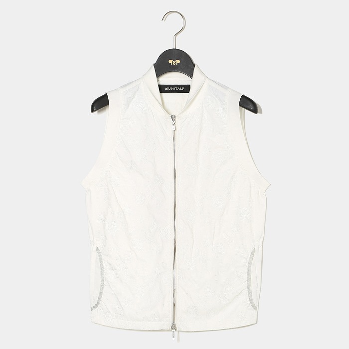 MUNITALP（ムニタルプ）ポリエステルタフタ刺繍ベスト