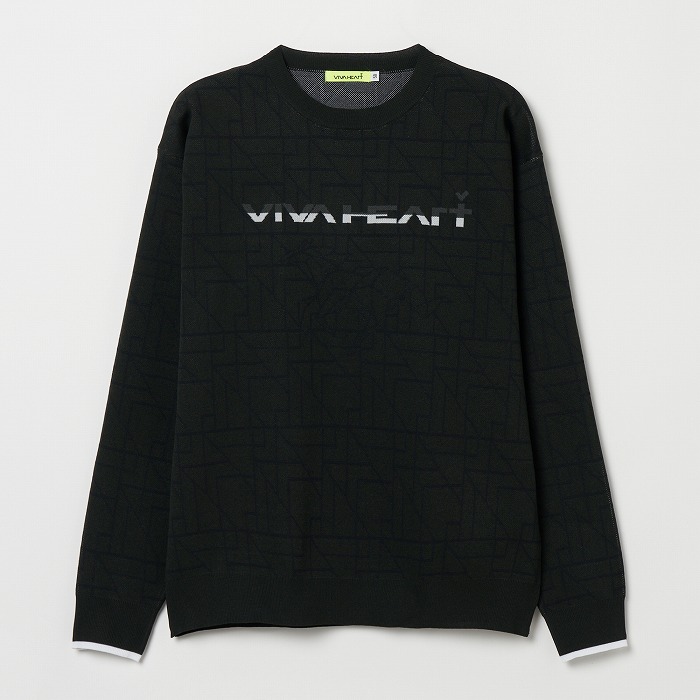 VIVA HEART（ビバハート）ステンドグラス柄 軽量ニット