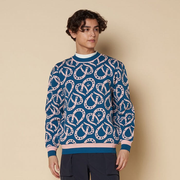 VIVA HEART（ビバハート）シュバルハート柄 ニットプルオーバー