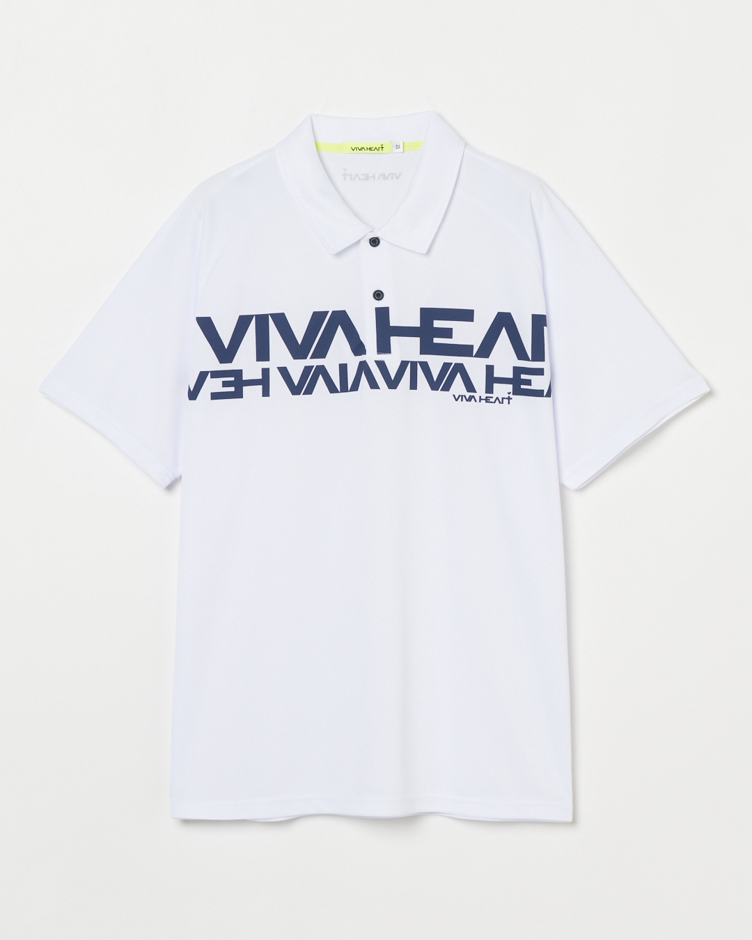 VIVA HEART（ビバハート）グラフィックデザイン半袖ポロシャツ