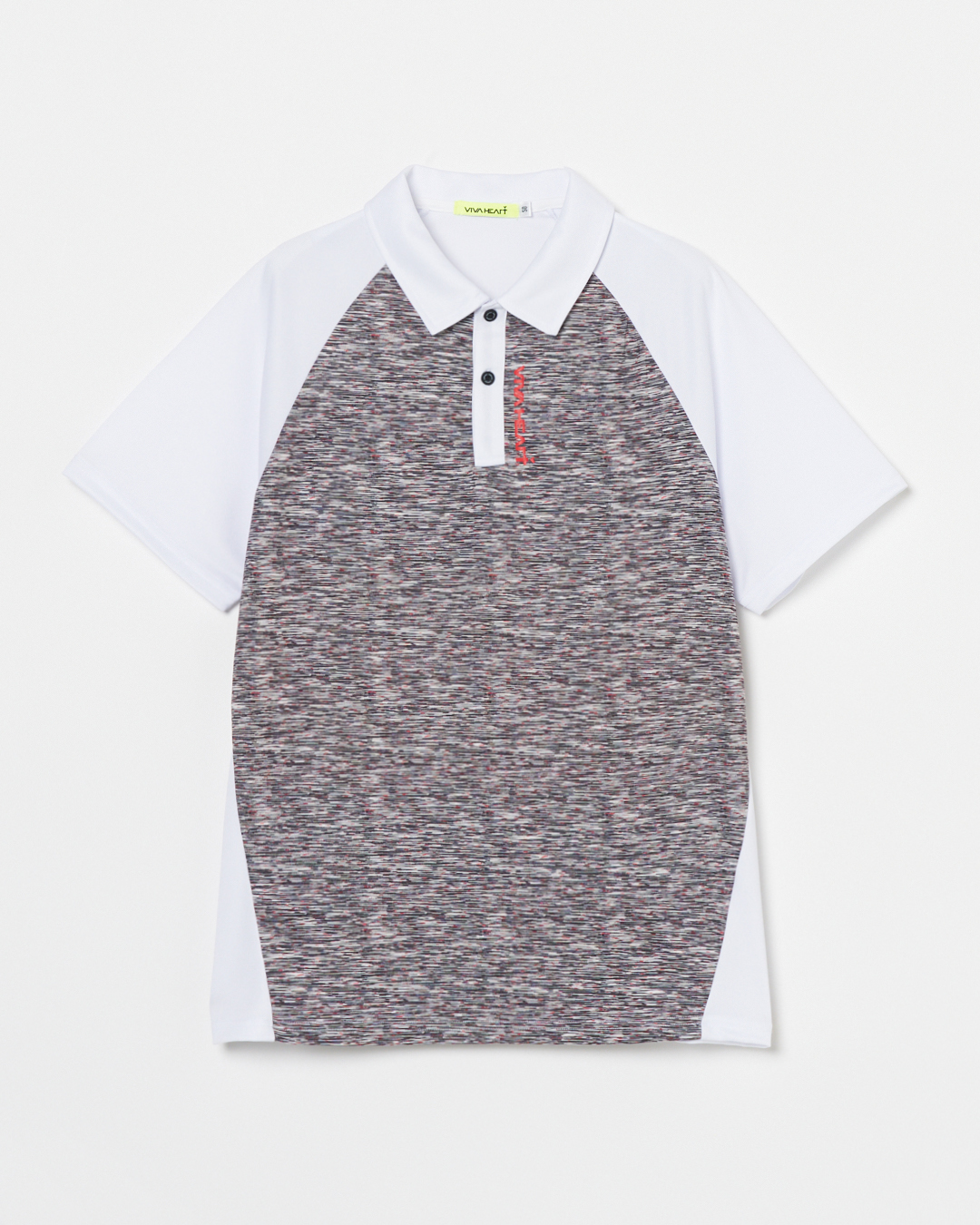 VIVA HEART（ビバハート）カチオンラグラン半袖ポロシャツ