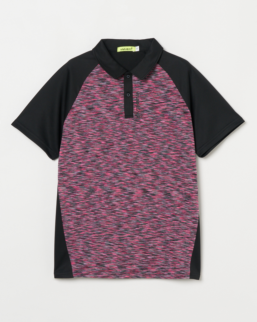 VIVA HEART（ビバハート）カチオンラグラン半袖ポロシャツ