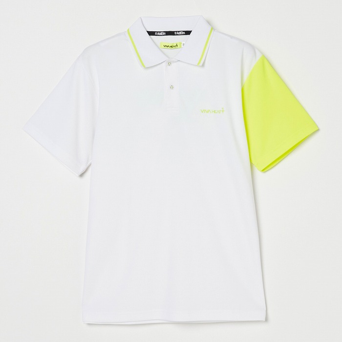 VIVA HEART（ビバハート）半袖配色カノコ半袖ポロ