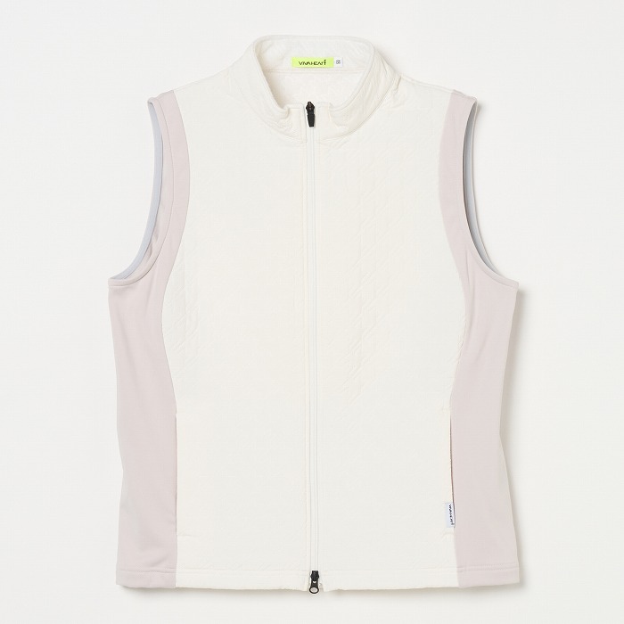 VIVA HEART（ビバハート）千鳥格子柄 ピンソニック 中綿ベスト