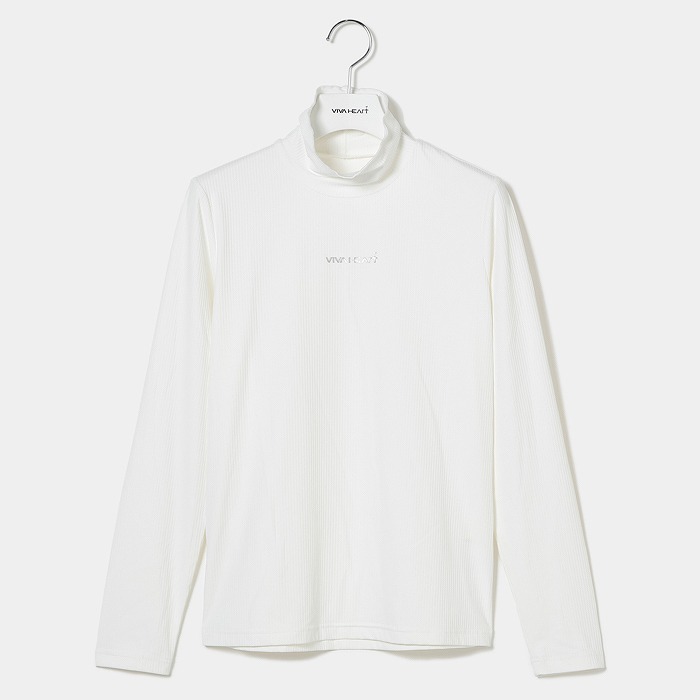 VIVA HEART（ビバハート）ナイロンPUテレコ長袖モックネック