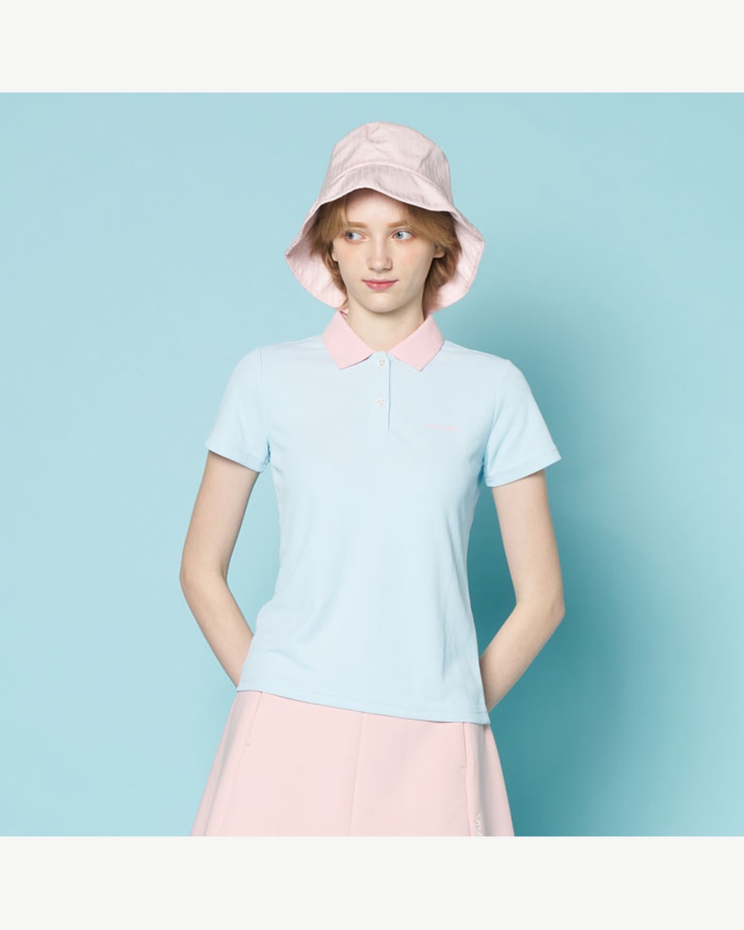 VIVA HEART（ビバハート）バックプリント半袖ポロシャツ