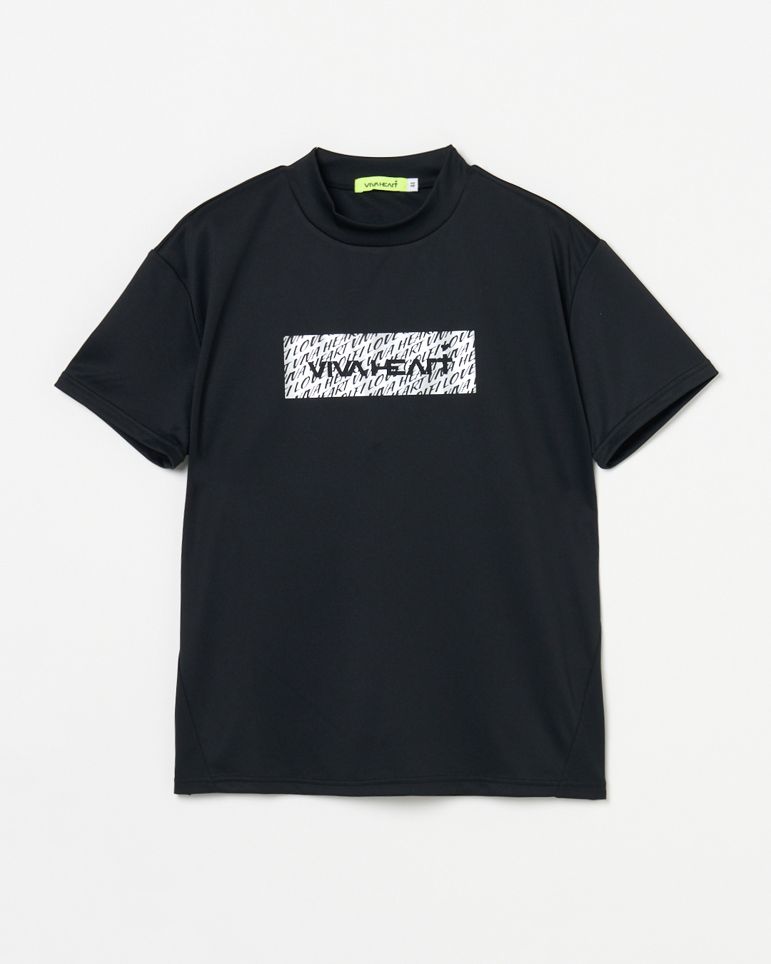 VIVA HEART（ビバハート）ボックスグラフィックモックネック半袖Tシャツ