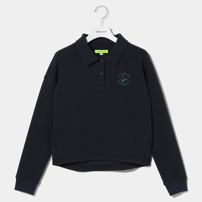 VIVA HEART（ビバハート）ソフトストレッチダンボール襟付きプルオーバー