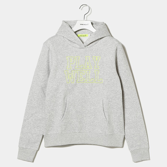 VIVA HEART（ビバハート）裏起毛3Dロゴパーカー