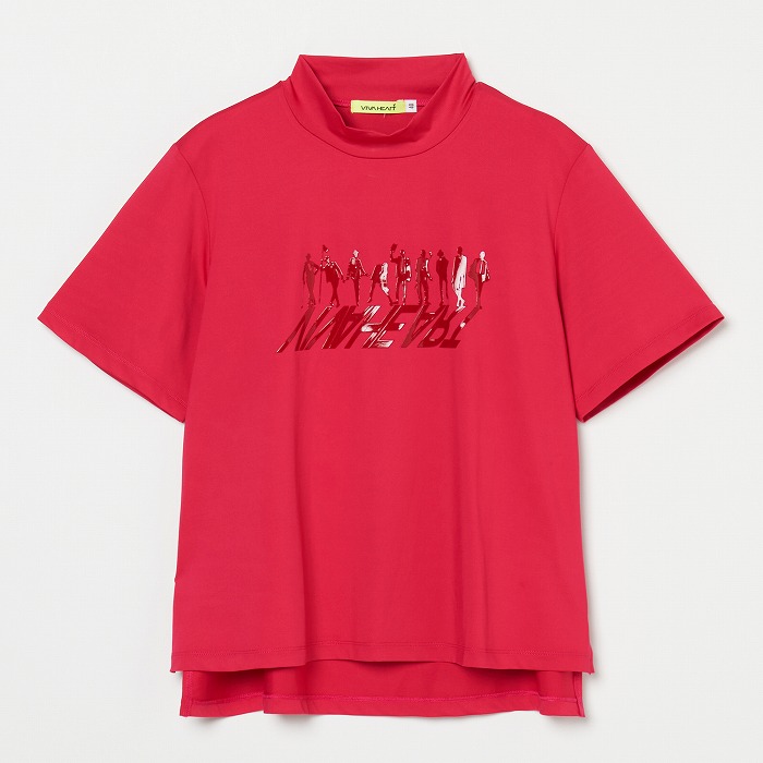 VIVA HEART（ビバハート）“SAPEUR” 高機能ベア天半袖モックネックシャツ