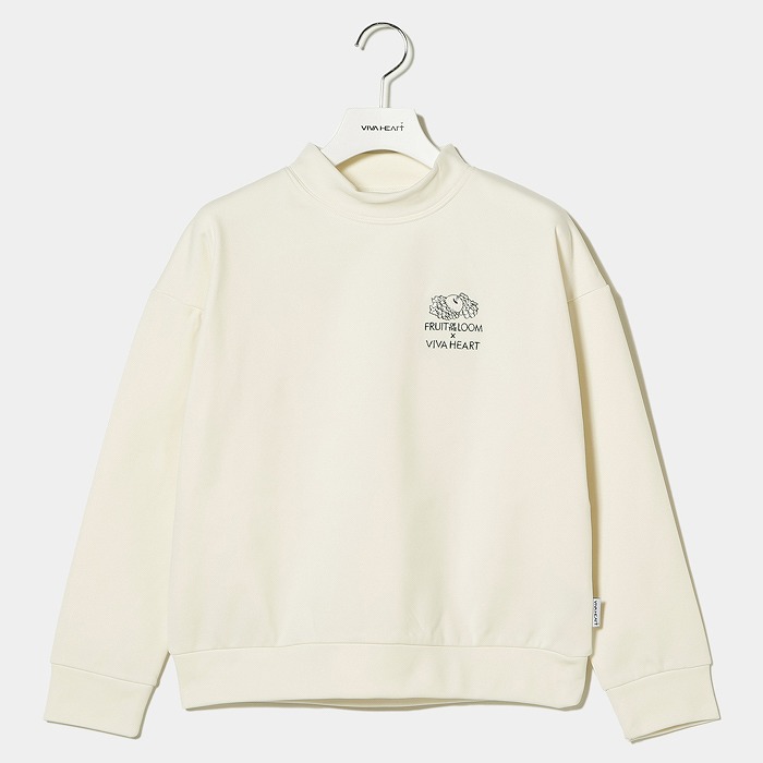 VIVA HEART（ビバハート）FRUIT OF THE LOOMコラボ メカニカルストレッチジャージパーカー