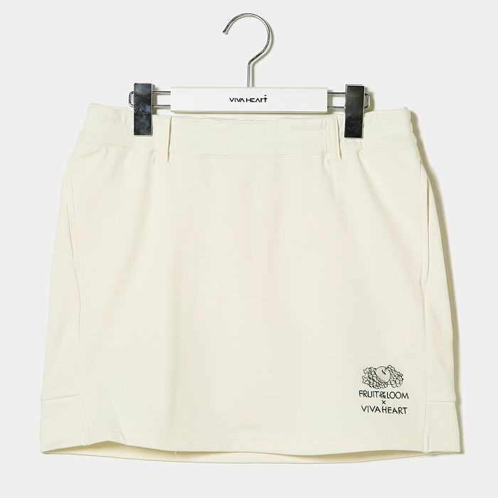 VIVA HEART（ビバハート）FRUIT OF THE LOOMコラボ メカニカルストレッチジャージスカート