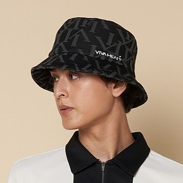 VIVA HEART（ビバハート）サンテ柄 ニットバケットハット