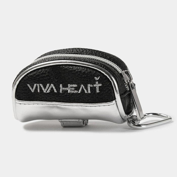 VIVA HEART（ビバハート）シュリンクレザーメタリックボールポーチ