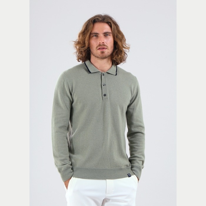 CHERVO（シェルボ）　カシミアブレンドポロネック