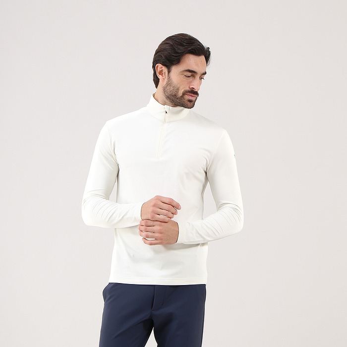 CHERVO（シェルボ）裏起毛ハーフジップシャツ