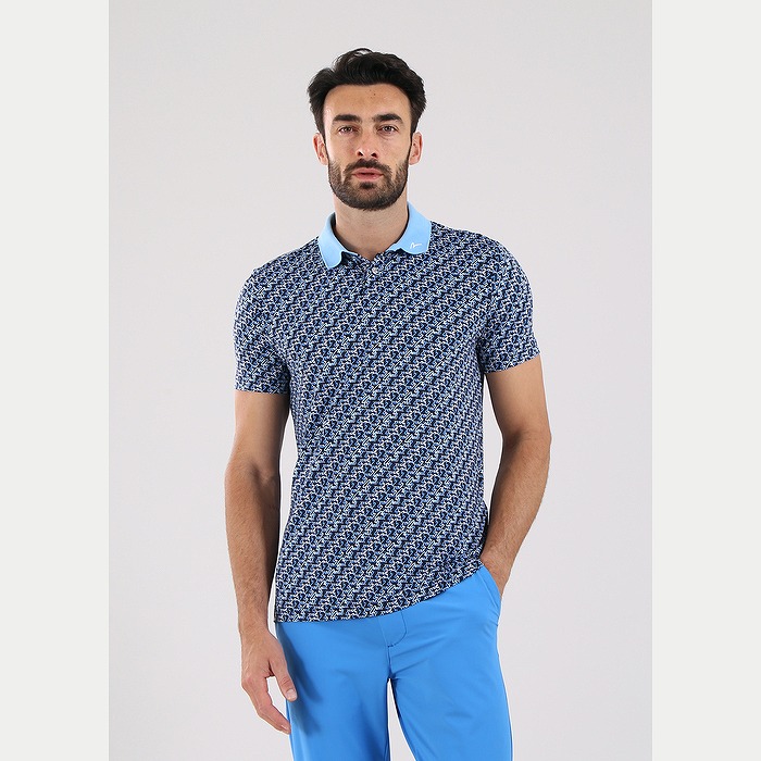 CHERVO（シェルボ）半袖プリントポロシャツ