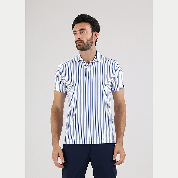 CHERVO（シェルボ）シャツパターン半袖ポロ