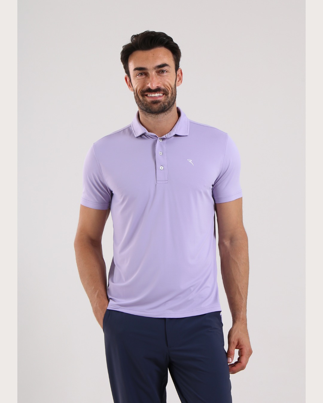 CHERVO（シェルボ）サンブロックワンポイントロゴ半袖ポロシャツ